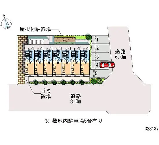 ★手数料０円★国立市谷保 月極駐車場